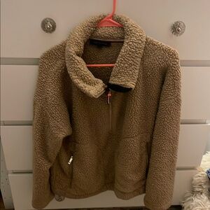 Cozy Tan Sherpa Jacket